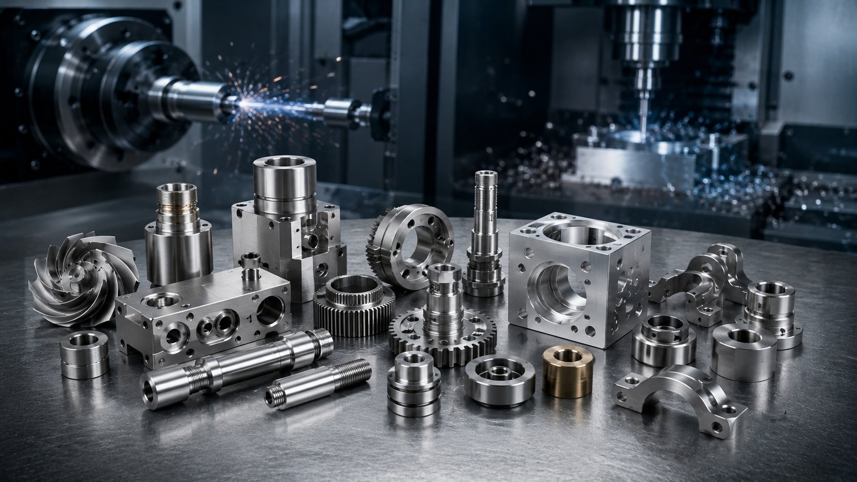 CNC TORNA & CNC FREZE İMALAT PARÇALARI